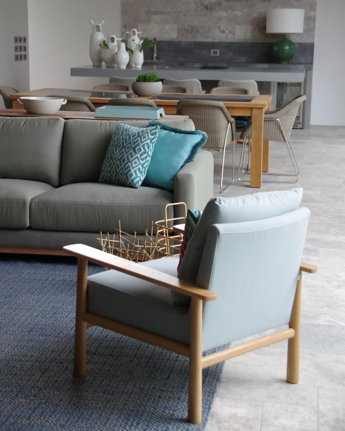Alfresco sofa group in an Applecross House designed by JF Design