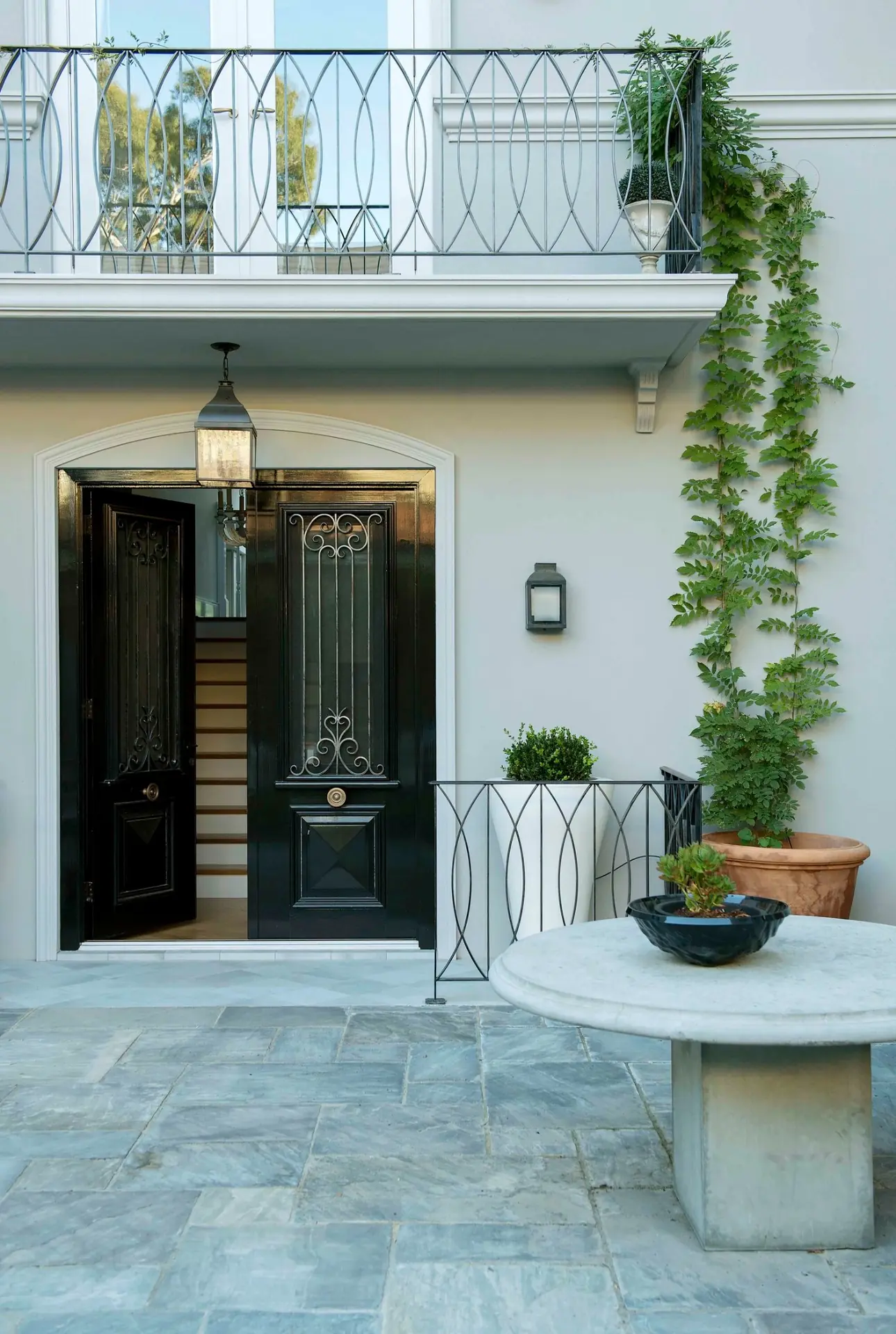JF Design Dalkeith residence — courtyard styling and landscaping, Perth interior design