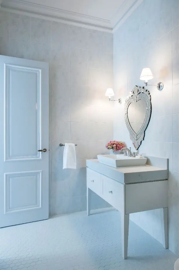 JF Design Dalkeith residence — ensuite bathroom shower and fixtures, Perth