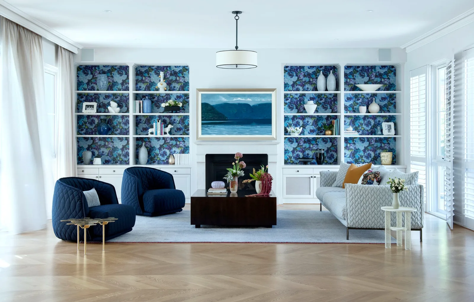 Dalkeith residence living room interior by JF Design